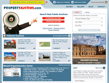 Tablet Screenshot of 4.propertyauction.com
